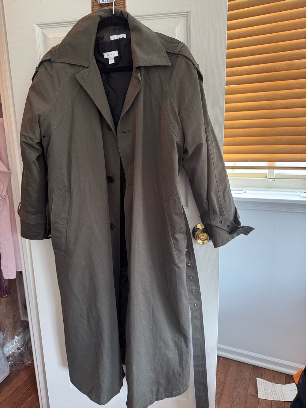 Topshop Trench Jacket with removable liner